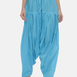 Souchii Women Pure Cotton Loose Fit Patiala-image-17