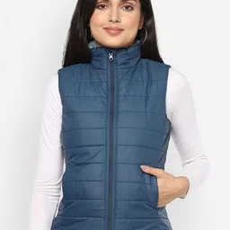 Van Heusen Woman Sleeveless Reversible Padded Jacket-image-22