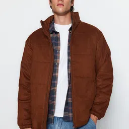 Trendyol Mock Collar Long Sleeve Zip Detail Padded Jacket-picture-51