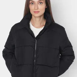 Vero Moda Mock Collar Padded Jacket-25