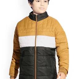 BAESD Boys Colourblocked Longline Padded Jacket-image-29