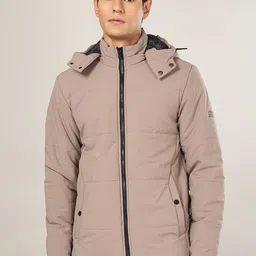 Urban Ranger by pantaloons Men Hooded Solid Casual Padded Jacket-56