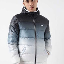 Wildcraft Men Black Geometric Insulator Padded Jacket-image-37