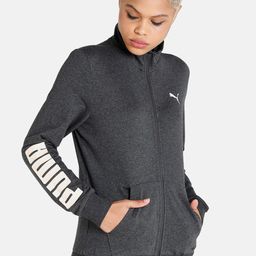 Puma Women Regular Fit PUMA Graphic Jacket-image-58