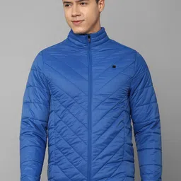 Allen Solly Men Blue Cotton Padded Jacket-picture-13