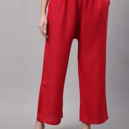GRACIT Women Knitted Palazzos-21