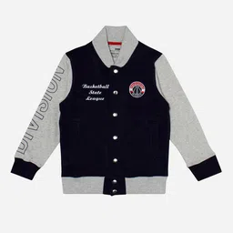 Bodycare Boys Mock Collar Fleece Bomber Jacket-image-92