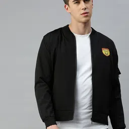 VOXATI Henley Collar Bomber Jacket-image-86