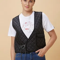 Being Human Cotton Quilted Jacket-50