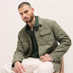 THE BEAR HOUSE Men Lightweight Outdoor Quilted Jacket-image-19