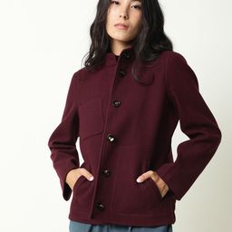 RAREISM Women Maroon Tailored Jacket-image-47