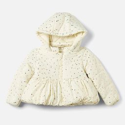 Juniors by Babyshop Girls Hooded Conversational Printed Casual Lightweight Puffer Jacket-image-31