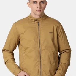 t-base Men Brown Windcheater Tailored Jacket-image-20