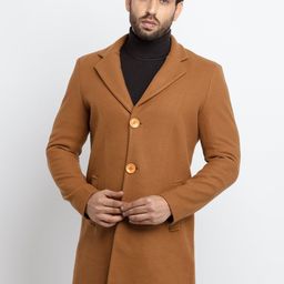 Status Quo Men Tan Longline Tailored Jacket-image-20