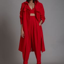 MATI Women Geometric without Longline Tailored Jacket-image-14