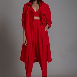 MATI Women Geometric without Longline Tailored Jacket-image-13