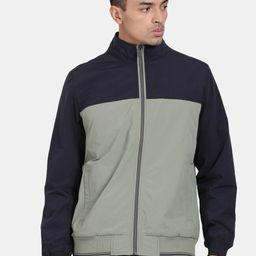 t-base Men Colourblocked Windcheater Sporty Jacket-20