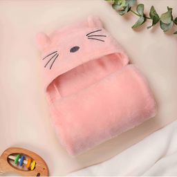 KICKS & CRAWL Pink 450 GSM Light Weight Single Bed Blanket-image-0