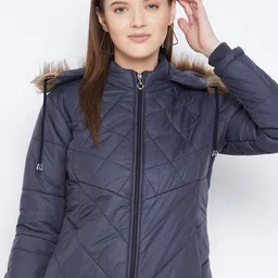 VERO AMORE Faux Fur Trim Hooded Padded Jacket-53