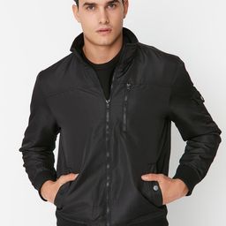 Trendyol Mock Collar Bomber Jacket-22