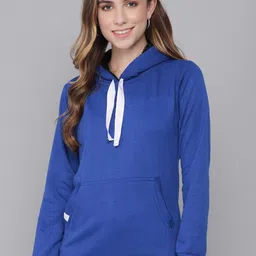 BAESD Hooded Neck Long Sleeves Mock Pocket Sweatshirts-image-10