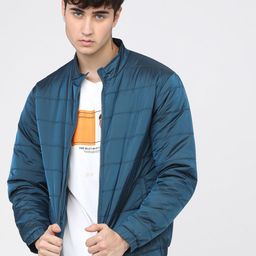 HIGHLANDER Men Green Solid Puffer Jacket-image-81