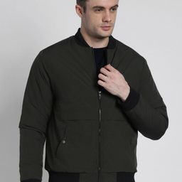 Dennis Lingo Stand Collar Bomber Jacket-picture-55