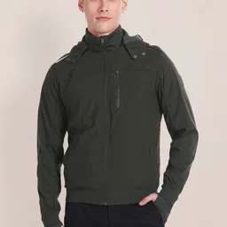 U.S. Polo Assn. Hooded Bomber Jacket With Detachable Neck Pillow-image-85