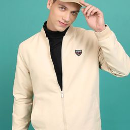 HIGHLANDER Stand Collar Bomber Jacket-57