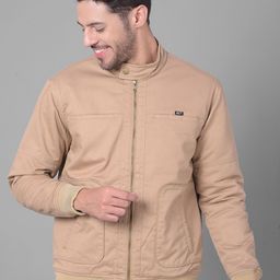 Canary London Stand Collar Cotton Bomber Jacket-picture-12