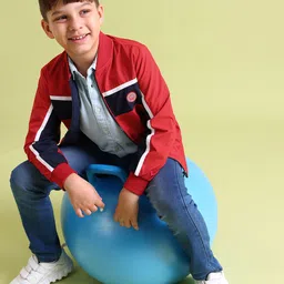 U.S. Polo Assn. Kids Boys Striped Reversible Bomber Jacket-picture-4