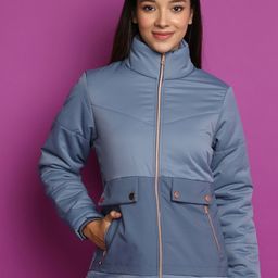 V-Mart Stand Collar Lightweight Longline Padded Jacket-picture-35