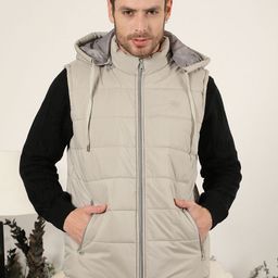 COBB Men Hooded Solid Casual Gilet Jacket-picture-47