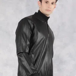 Crimsoune Club Men Mock Collar Lightweight Bomber Jacket-image-100