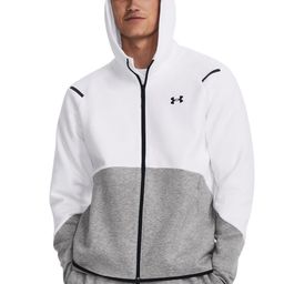 UNDER ARMOUR Unstoppable Colourblocked Hooded Fleece Full-Zip Sporty Jacket-14
