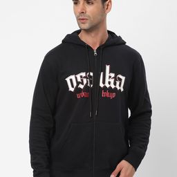 R&B Typography Printed Front Open Sweatshirt-picture-2