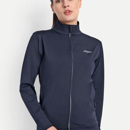 WAYLENE Mock Collar Lightweight Dry Fit Training or Gym Sporty Jacket-13