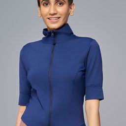 RYZ Women Lightweight Crop Training or Gym Sporty Jacket-image-27