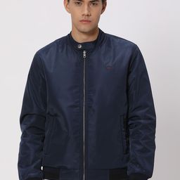 Mufti Slim Fit Reversible Long Sleeves Bomber Jacket-picture-37