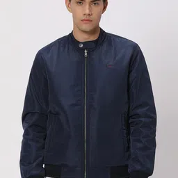 Mufti Slim Fit Reversible Long Sleeves Bomber Jacket-picture-53
