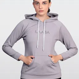 LAASA  SPORTS Lightweight Hooded Dry Fit Fleece Sporty Jacket-55