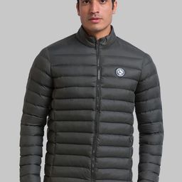Parx Men Green Puffer Jacket-image-51