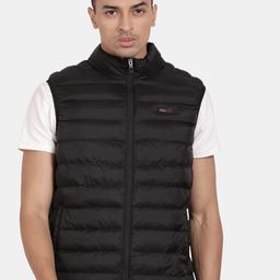 t-base Mock Collar Windcheater Puffer Jacket-0