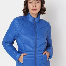 Vero Moda Mock Collar Puffer Jacket-image-44