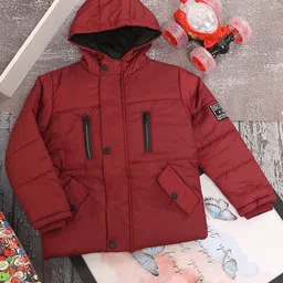 V-Mart Boys Hooded Lightweight Cotton Puffer Jacket-picture-49