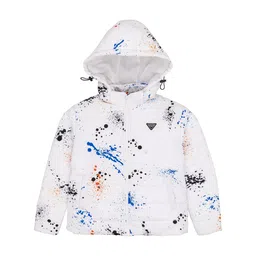Status Quo Boys Abstract Printed Hooded Puffer Jacket-image-43