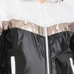 Plutus Colourblocked Water Resistant Open Front Jacket image 2