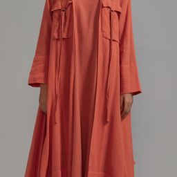MATI Longline Cotton Open Front Jacket image 4