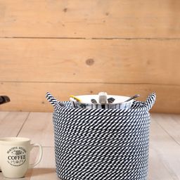 Pano Striped Bamboo Storage Basket-image-76