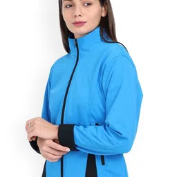 Plutus Mock Collar Fleece Bomber Jacket image 3